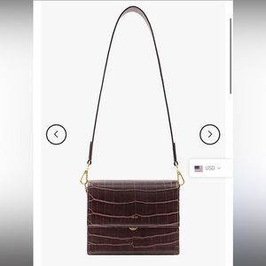 Mini flap crossbody, vegan leather, luxury brand